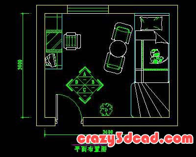 Bedroom design CAD drawings and details 10